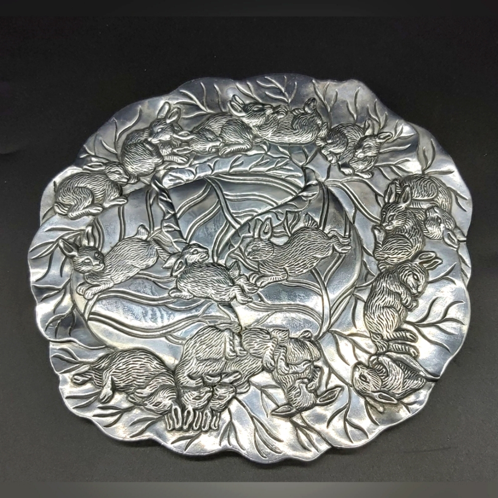 Arthur Court 1990 bunny trivet/wall decor